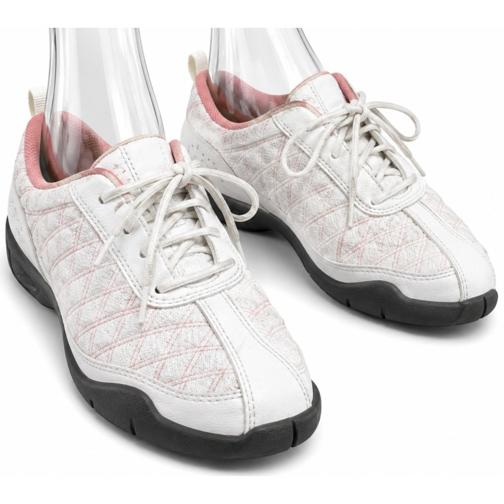 FootJoy FJ Golf Shoes Womens size 9.5 White Pink SuperLites Spikeless Sneakers